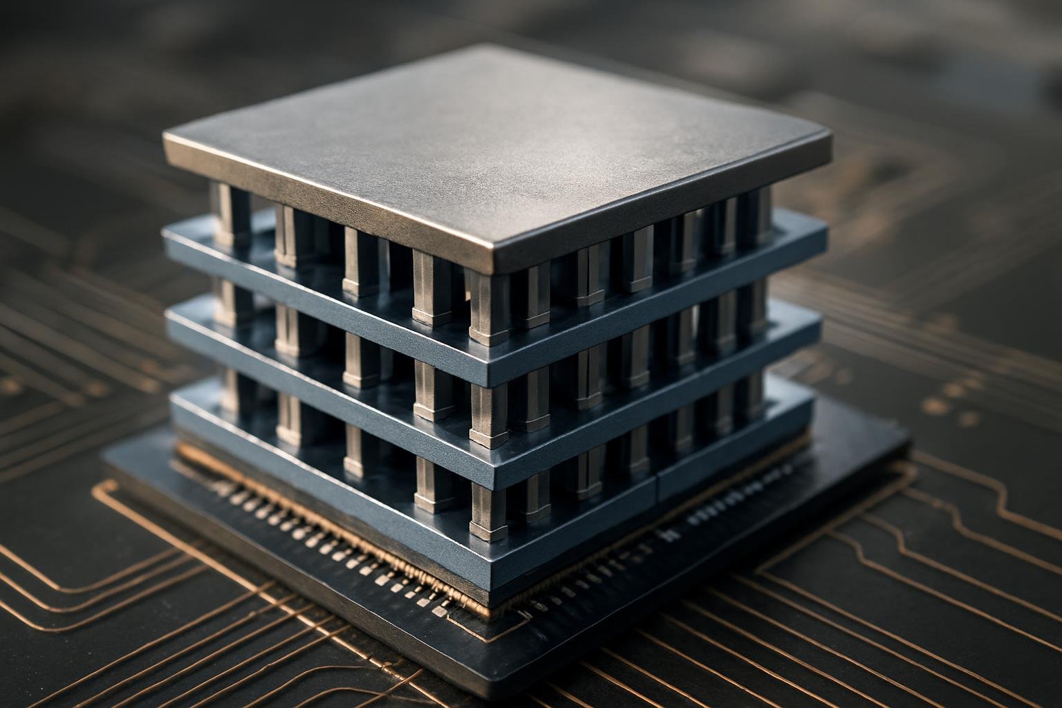 3D chip és vertikális tranzisztorok a modern technológiában.