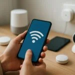 Okostelefon az IoT eszközök vezérléséhez 5G és 6G hálózaton.