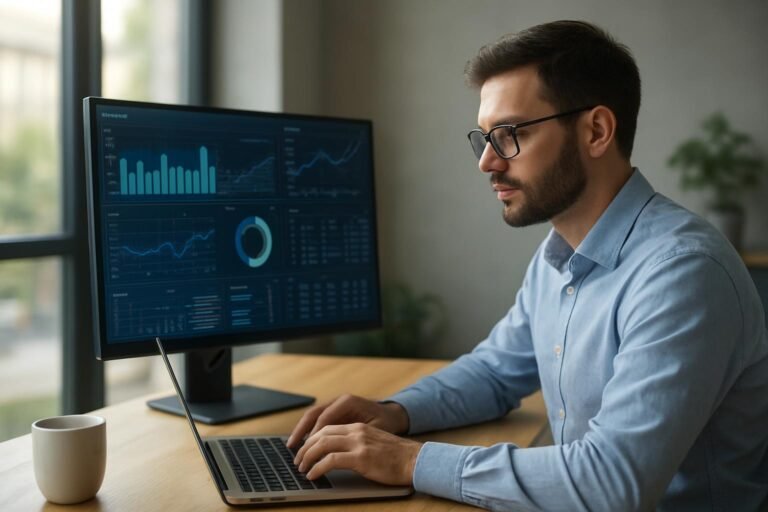 Adatmérnök modern üzleti intelligencia adatokkal dolgozik