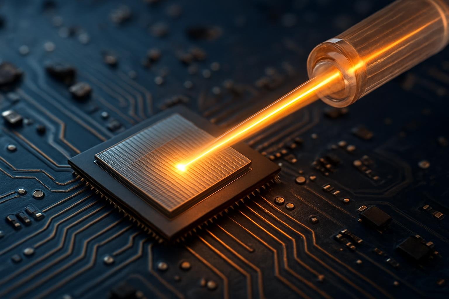 Fényvezetés szilícium chipen a gyors adatátvitel érdekében