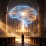 Keresztény lelkész és robot párbeszéd közös hitről és technológiáról vizuálisan