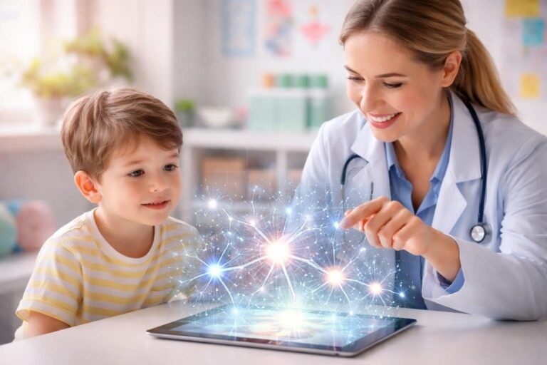 Egy számítógépes algoritmus elemzi több millió adatpontot az autizmus korai jeleinek felismerésére.