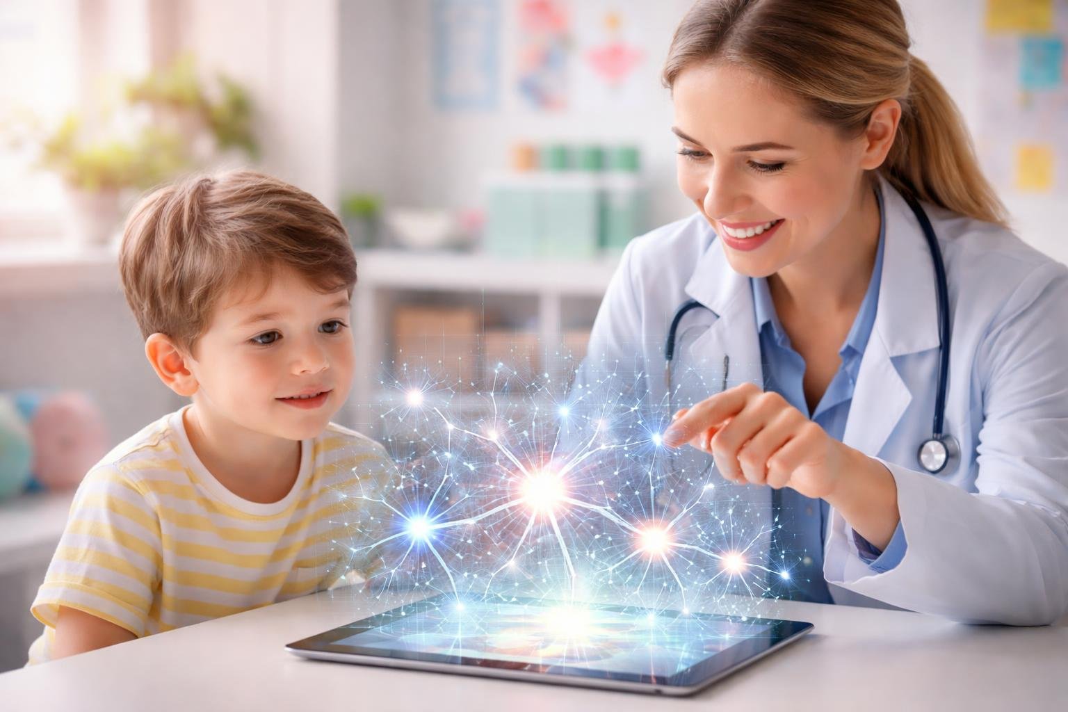 Egy számítógépes algoritmus elemzi több millió adatpontot az autizmus korai jeleinek felismerésére.