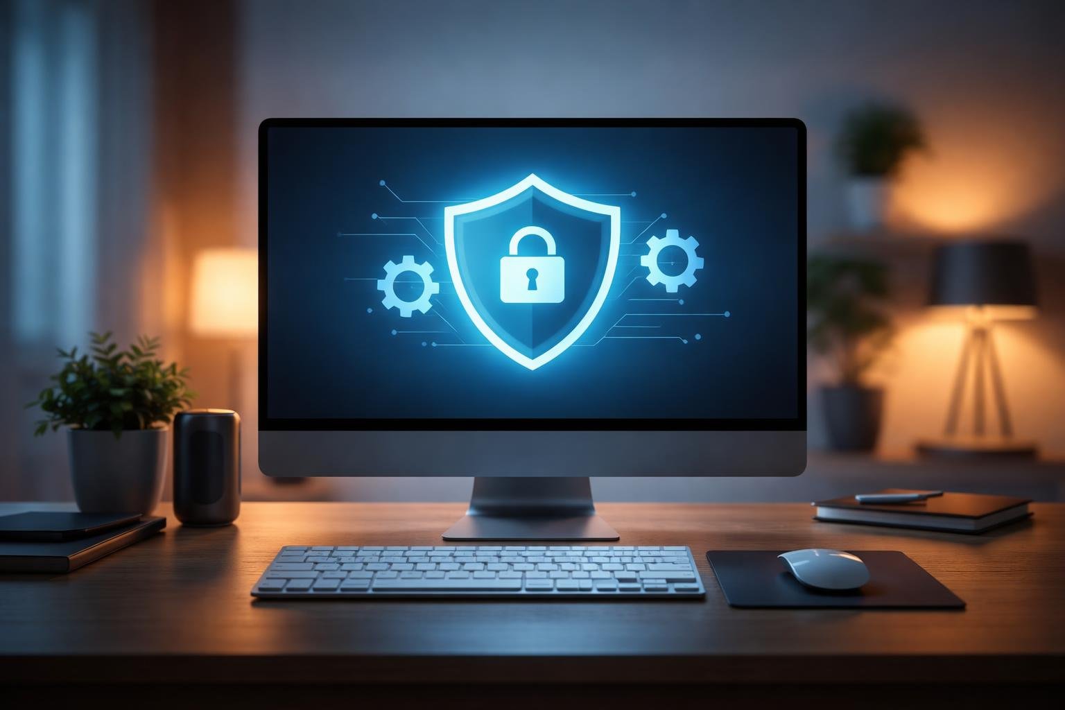 Windows csökkentett módja diagnosztikai eszközökkel és minimalista rendszerfunkciókkal ábrázolva a számítógép indításakor